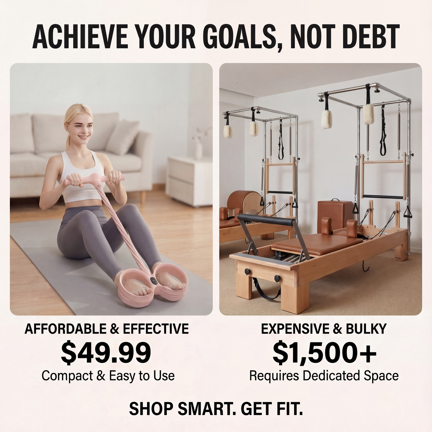 Norae™ Pilates Pocket Reformer